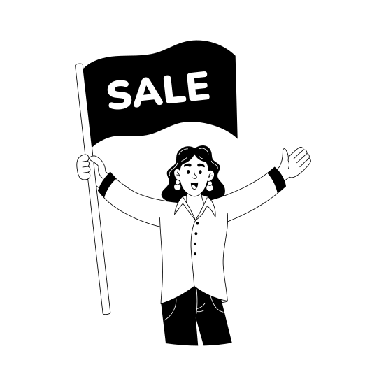 Sale. illustration