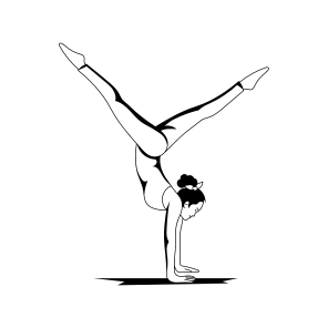 Urdhva Prasarita, Yoga, Fitness, Workout, Exercise, icon