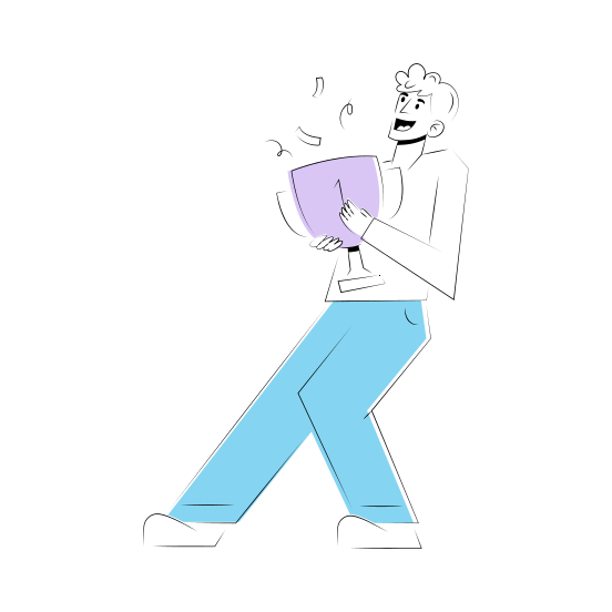 Victory Celebration, Champion, Triumph, Winner, Achievement, illustration