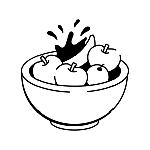 Washing Fruit icon
