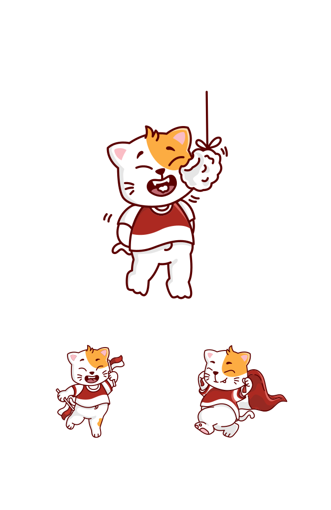 Indonesia Independent Day Illustration Large Set Preview