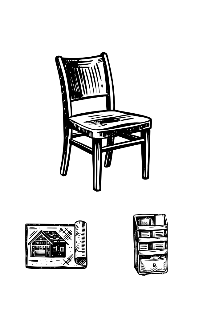 Vintage Home Illustration Set Large Set Preview